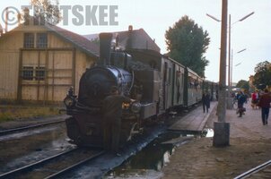 CFR Romania Railways Narrow Steam Loco Sibiu 1968 a.JPG